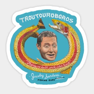 Troutouroboros Sticker